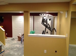 The Basic Basement Co._finished basement with full bathroom and gym_Somerset-NJ_June 2014